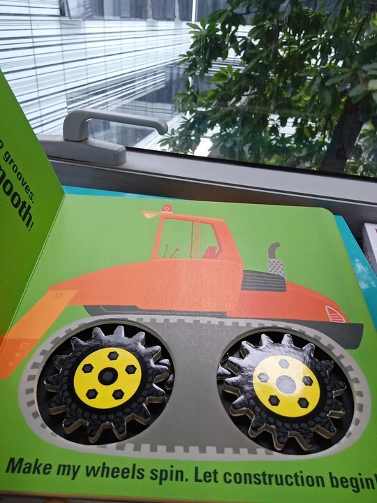 Creative Wheel Board Book for Children Reading Learning